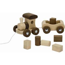 Goki Wooden Vancouver Nature Train With 6 Blocks