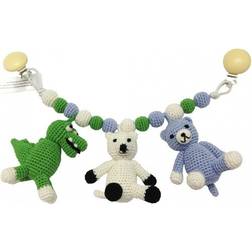 NatureZoo Trolley Mobile Mr. Crocodile, Sir Polarbear & Mr. Teddy