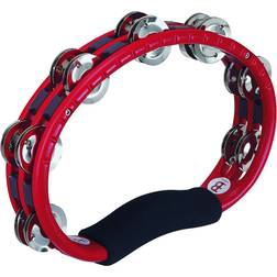 Meinl TMT1R Tambourin ABS demi-lune 2 rangées de cymbalettes Rouge