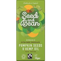 Seed and Bean Mørk Chokolade Græskar & Hamp Olie 85g