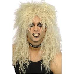 Smiffys Hårdrockare Blond Peruk