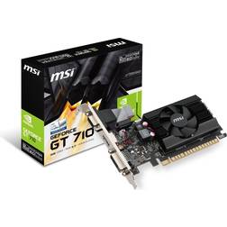 MSI Gaming GeForce GT 710 2GD3 LP HDMI DVI-D VGA 2GB