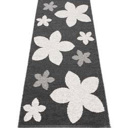 Horredsmattan Flower Svart 70x100cm