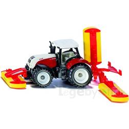Siku Traktor med Plæneklipper Steyr 1672