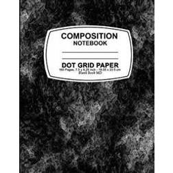 Dot Grid Notebook: Black Marble, Dot Grid Notebook, 7.5 X 9.25, 160 Pages for for School / Teacher / Artist / Student Composition Book (Paperback, 2016)