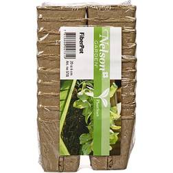 Nelson Garden Firkantet Fiberpot 20 stk. Urtepotte