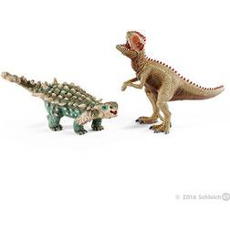 Schleich Saichania und Giganotosaurus Klein 41426