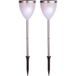 Star Trading Solar Chromium Bedlampe