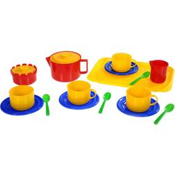 Plasto Kaffeservis På Bricka