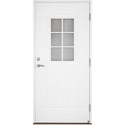 Leksandsdörren Solberga Ytterdörr Cotswoldglas S 0502-Y V (90x200cm)