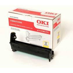 OKI Jaune C5550 MFP 5800dn 5800n 5900dn 5900dtn 5900dtn 5900dtn 5900dtn 5900n