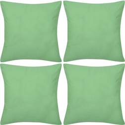 vidaXL 130925 4-pack Cushion Cover Green (40x40cm)