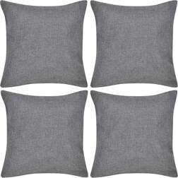 vidaXL 130946 4-pack Cushion Cover Grey (40x40cm)