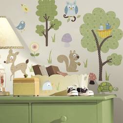 RoomMates Woodland Animals Wall Decals