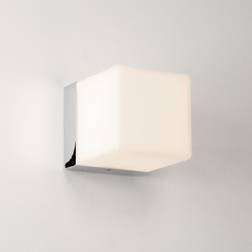 Astro Cube Chrome Vägglampa