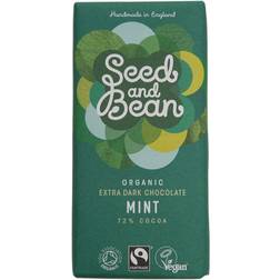 Seed and Bean Organic Mint Dark Chocolate Bar 85g