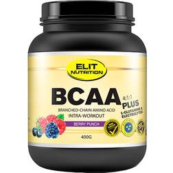 Elit Nutrition BCAA 4: 1: 1 + L-Glutamine Berry Punch 400g