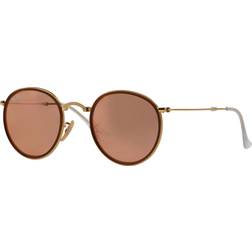 Ray-Ban Round Folding Flash Lenses RB3517 001/Z2