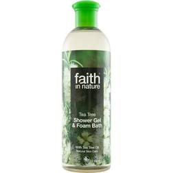 Faith in Nature Tea Tree Shower Gel & Foam Bath 400ml