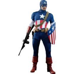 Hot Toys Captain America Star Spangled Man Version 1/6 Scale Figure