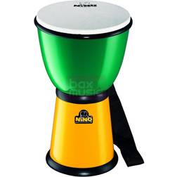 Nino Percussion NINO18G/Y djembé en ABS (vert/jaune)