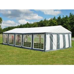 Dancover Carpa Para Fiestas Carpa Eventos Original 4x10 m Pvc Blanco