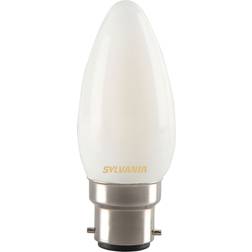 Sylvania Bombilla vela LED B22 4,5W 827 mate