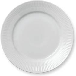 Royal Copenhagen White Fluted Dessert Plate 19cm