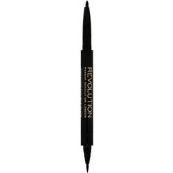 Revolution Beauty Dual Eyeliner feltro &amp kohl #black