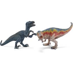 Schleich T Rex & Velociraptor 42216