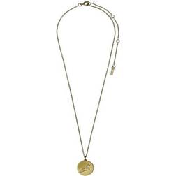 Pilgrim Leo Necklace - Gold/Transparent