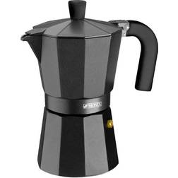 Monix Cafetera M640006 Negro Aluminio 6 Tazas