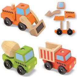 Melissa & Doug Stacking Construction Vehicles