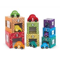 Melissa & Doug Nesting & Sorting Garages & Cars
