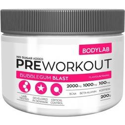 Bodylab Pre Workout Bulbblegum Blast 200g