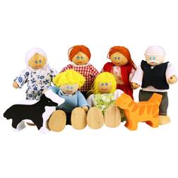 Bigjigs Heritage Playset Doll Family