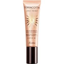 Guerlain Terracotta Joli Teint Beautifying Foundation Sun-Kissed Healthy Glow 30ml (Various Shades) Ebony