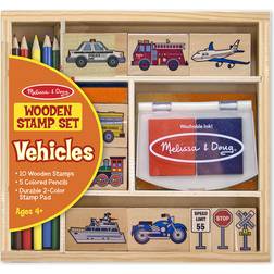 Melissa & Doug Vehicle Stamp Set