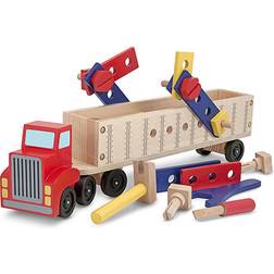 Melissa & Doug Big Rig Building Truck Wooden