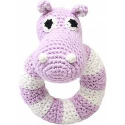 NatureZoo Lady Hippo Ring Rattle