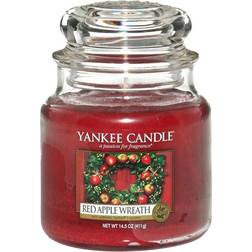 Yankee Candle Red Apple Wreath Medium Bougie Parfumée 411g