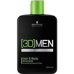 Schwarzkopf 3D Men Care Hair & Body Shampoo 250ml