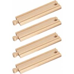 Eichhorn Train Short Straight Tracks 4pcs