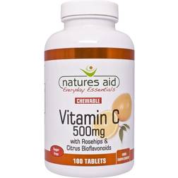 Natures Aid Vitamin C 500mg 100 stk