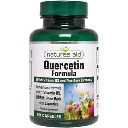 Natures Aid Quercetin Formula with Vitamin B5 & MSM 90 stk