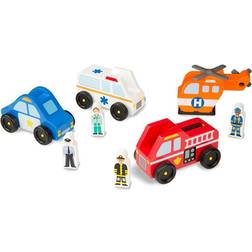 Melissa & Doug Emergency Vehicle Set