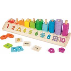 Melissa & Doug Counting Shape Stacker