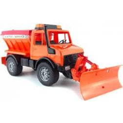 Bruder MB Unimog Winter Service with Snow Plough 02572