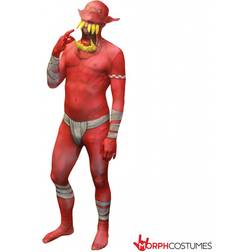 Morphsuit Jaw Dropper Red Costume Adult