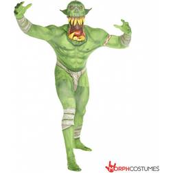 Morphsuit Jaw Dropper Green Costume Adult